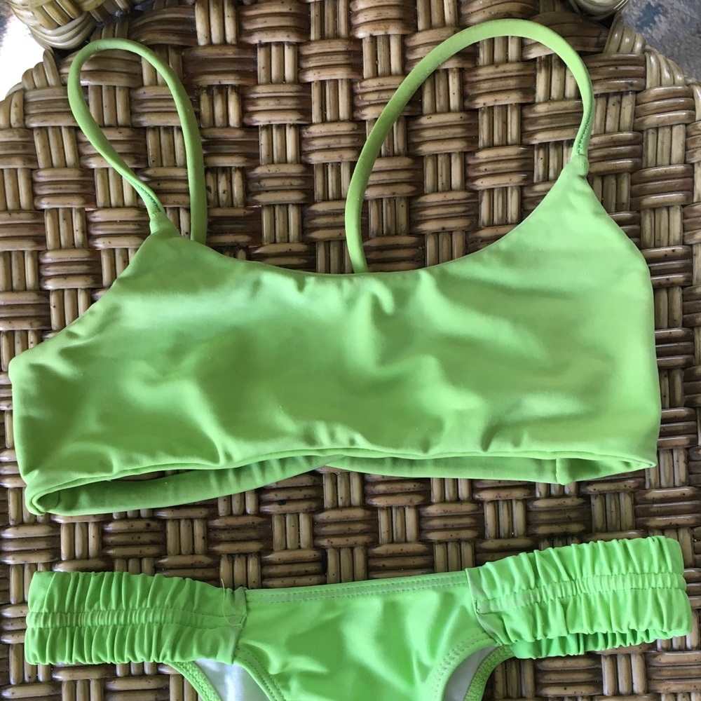 Neon Green San Lorenzo Bikini Set
